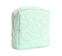 Bolsa de almacenamiento portátil de color caramelo, accesorio para el hogar para una fácil organización de artículos de papelería, cosméticos y más en camino, Green
