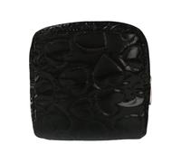 Bolsa de almacenamiento portátil de color caramelo, accesorio para el hogar para una fácil organización de artículos de papelería, cosméticos y más en camino, Black