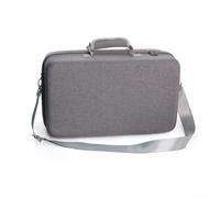 Bolsa de almacenamiento portátil de EVA diseñada para consolas PS5 PRO y delgadas con cierre de cremallera seguro y amplio espacio para equipos de juego (gris)