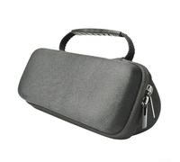 Bolsa de almacenamiento portátil de EVA para Sonos Roam 2, funda protectora impermeable a prueba de golpes con cierre de cremallera y bolsillo de malla, color negro