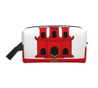 Bolsa de almacenamiento portátil de gran capacidad con protección anticolisión y exquisita impresión de bandera de Gibraltar