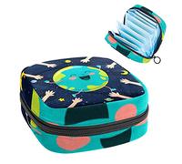 Bolsa de almacenamiento portátil del Día de la Tierra, bolsa de almacenamiento de tampones para servilletas sanitarias, Varios colores, 4.7x6.6x6.6 in/12x17x17 cm