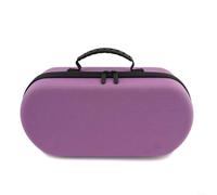 Bolsa de almacenamiento portátil EVA para Dyson Supersonic HD18 secador de pelo con compartimento para accesorios, resistente a los golpes, estuche de viaje en color morado