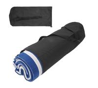 Bolsa de almacenamiento portátil genérica, Oxford Cloth Gear Organizer, Hiking Equipment Carrier, ligero y móvil para pícnic, viajes, pesca, uso al aire libre 22.44x6.69in, Negro , Se référer au