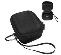 Bolsa de almacenamiento portátil jixopn para JBL Go4 - Estuche de viaje a prueba de golpes y arañazos con cuerda de mano y mosquetón
