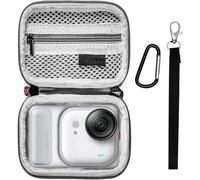 Bolsa de almacenamiento portátil para Insta360 Go ultra pequeña, organizador de viaje con mosquetón, correa de muñeca, accesorios, funda de protección duradera