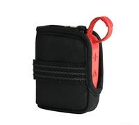 Bolsa de almacenamiento portátil para JBL GO4, 10 x 8,5 x 2 cm, funda de nailon para altavoz con ajuste de malla elástica, compacta y elegante, viaje y uso diario
