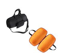 Bolsa de Almacenamiento Portátil para JBL Xtreme 5 Estuche de Viaje con Altavoz con Correa para el Hombro Bolsa Protectora a Prueba de Golpes y Polvo Accesorios para Altavoces (Orange Lining)