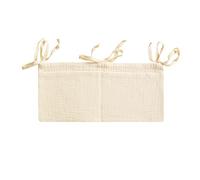 Bolsa de almacenamiento portátil para mesita de noche, bolsa de pañales para biberones, bolsa de pañales multiusos para silla de comedor, bolsa de bolsillo colgante