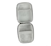 Bolsa de almacenamiento portátil para monitor de presión arterial, con EVA dura y tela Oxford, funda a prueba de golpes y resistente al agua, proporciona un almacenamiento seguro (interior gris)
