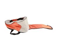 Bolsa de almacenamiento portátil para motosierra de tela Oxford, estuche de transporte para cortacésped resistente, caja protectora para trabajadores agrícolas forestales, verde, (Naranja y blanca)