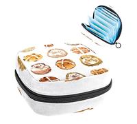 Bolsa de almacenamiento portátil para servilletas sanitarias, diseño de erizo, Varios colores, 4.7x6.6x6.6 in/12x17x17 cm