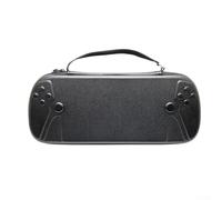 Bolsa de almacenamiento portátil para Sony para Playstation Portal Consola mejorada de EVA con marco de goma elástica, doble cremallera, espaciosa (patrón de cruz de poliuretano)