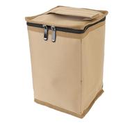 Bolsa de almacenamiento portátil para tanque de gas, Oxford a prueba de polvo, estuche para estufa de butano, soporte para tanque, bolsa de almacenamiento para cilindro de gas (Caqui)