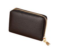 Bolsa de almacenamiento portátil para tarjetas para mujer, bolsa de almacenamiento para llaves, bolsa de mensajero con bolsillos para laptop (negro, talla única)