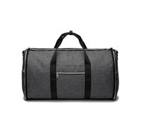 Bolsa de almacenamiento portátil para trajes, bolsa de viaje para hombre, bolsa de viaje, bolsa de equipaje, gris oscuro, Talla única