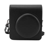 Bolsa de Almacenamiento Protectora de Cuero PU Retro Mini 99 - Estuche para Cámara Instantánea con Correa (Black)