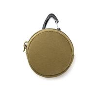 Bolsa de Almacenamiento Redonda versátil para Auriculares tácticos y Deportivos; Llave compacta y Monedero; diseño Elegante