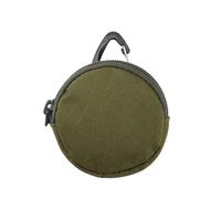 Bolsa de Almacenamiento Redonda versátil para Auriculares tácticos y Deportivos; Llave compacta y Monedero; diseño Elegante