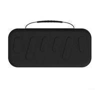 Bolsa de almacenamiento rígida de EVA para Xbox X para versión ROG, funda de transporte portátil con cremallera funcional (negro)