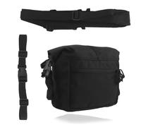 Bolsa de Almacenamiento Táctica Molle, Multifunción, para Herramientas, Administración, EDC, Riñonera, Bolsa para Cargador, para Caza al Aire Libre, Airsoft, Paintball y Tiro.(Black)