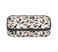 Bolsa de almacenamiento transparente con estampado de hojas de palma para oficina de negocios, estuche para lápices, estuche para lápices, bolsa de maquillaje, bolsas de cosméticos, Trotting - Pata