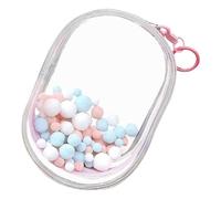 Bolsa de almacenamiento transparente para muñecas, bolsa de almacenamiento portátil para muñecas, bolsa de almacenamiento para muñecas pequeña, gruesa, multifuncional, bolsa de transporte para muñecas