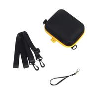 Bolsa de almacenamiento universal de piel EVA rígida para SQ4 y Kodak C300R con correa ajustable para el hombro, bolsa de viaje compacta para cámaras cuadradas, Black, Unisex