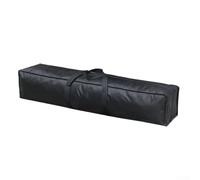 Bolsa de almacenamiento versátil para esterillas de yoga, fotografía, luces, trípodes, mantas de suelo, equipo al aire libre, plegable, portátil, contenedor negro (150 x 20 x 20 cm)