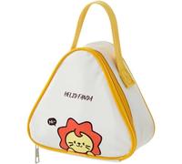 Bolsa de almuerzo aislada con diseño de bolas de arroz de dibujos animados, portátil, reutilizable, para estudiantes, escuela, viajes