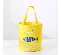 Bolsa de almuerzo aislada de rendimiento consistente diseñada para personas que empacan comidas diarias y requieren resultados fiables (amarillo)