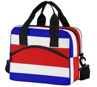 Bolsa de almuerzo aislada para adultos, bandera nacional de Costa Rica