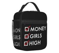 Bolsa de Almuerzo aislada Personalizada Msi Mindless Hip Hop Punk Rock Self Indulgence Nevera térmica Reutilizable para Trabajo y Escuela