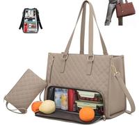 Bolsa de almuerzo combinada, bolsa de transporte reutilizable con compartimento para el almuerzo, bolsa de trabajo convertible para adultos