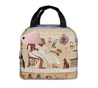 Bolsa De Almuerzo Con Aislamiento Faraones Egipcios Del Antiguo Egipto Pequeña Bolsa Isotérmica A Prueba De Fugas Hombres Bolso De Mano, Para Niñas, El Trabajo, Escuela