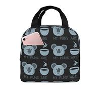 Bolsa De Almuerzo Con Aislamiento Mis Juegos De Palabras Son Koala Tea Bolsa De Almuerzo Portátil Hombres Mujeres Loncheras Para Mujer, Para Adolescentes, Escuela, Picnic
