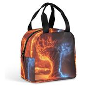 Bolsa De Almuerzo Con Aislamiento Tormentas Eléctricas Con Tornados Bolsa Térmica Reutilizable Diseño De Cremallera Loncheras Para Mujer, Para Comida, Senderismo, Picnic