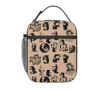 Bolsa de Almuerzo de Hip Hop Personalizada Rapper Tupac 2PAC para Mujeres Cooler Thermal Insulated Lunch Box Office Picnic Travel Resuable Tote Bags