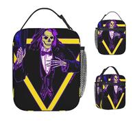 Bolsa de Almuerzo de la Banda Alice Cooper Caja de Fiambrera Retro para Picnic Infantil Bolsa portátil térmica Bolsas térmicas Oxford