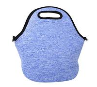 Bolsa de Almuerzo de Neopreno con Correa para el Hombro Bolsa de Comida Aislada para Picnics Viajes Trabajo de Compras Deportiva Ligera Púrpura Claro (morado claro)