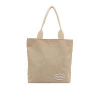 Bolsa de almuerzo de pana, suave y cómoda, casual, esencial, organizada para estudiantes y profesionales, Khaki, Talla única