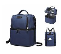 Bolsa de almuerzo isotérmica Kono 10L para hombre y mujer, mochila de picnic para trabajo/playa/picnic, deportes, camping/barbacoa, azul marino
