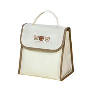 Bolsa de almuerzo isotérmica para coche, bolsa isotérmica de dibujos animados y nevera impermeable para escuela, oficina, camping, senderismo, exterior, transporte y picnic