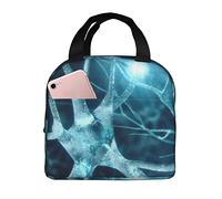 Bolsa De Almuerzo Neuronas Abstractas Bolsa Térmica Hombres Mujeres Loncheras Para Mujer, Para Comida, Senderismo, Picnic, 20x22cm