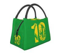 Bolsa de Almuerzo para la Escuela Nevera térmica Impermeable para Picnic Aislado Brasil Fútbol N-Neymar JR Lonchera Bolsas de lonchera para Mujeres y niños