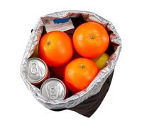 Bolsa de almuerzo pequeña, caja de almuerzo aislada - Caja de almuerzo enfriadora de lona,Bolsa térmica, caja de almuerzo reutilizable e impermeable, bolsa de transporte para trabajo, viajes, exterior