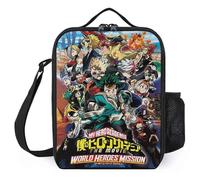 Bolsa de almuerzo reutilizable x485 My Hero Academia, aislante, para mujeres, hombres y niños