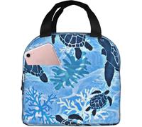Bolsa De Almuerzo Salva Los Sueños Azules De Las Turtle Marinas Pequeña Bolsa Isotérmica Reutilizable Hombres Loncheras Para Mujer, Para Escuela, Comida, Picnic