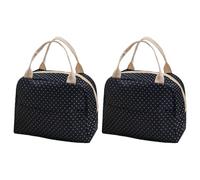 Bolsa De Almuerzo Simple De 2 Piezas, Bolsa De Almuerzo Impermeable, Bolsa De Almuerzo Aislada, Bolsa De Almuerzo Portátil, Adecuada Para La Escuela, El Trabajo, Picnic