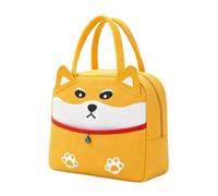 Bolsa de almuerzo térmica con bolsa térmica para alimentos, diseño de perro | Bolsa de comida de gran capacidad para la escuela, senderismo, oficina, camping, viajes, exterior, viajes diarios, picnics